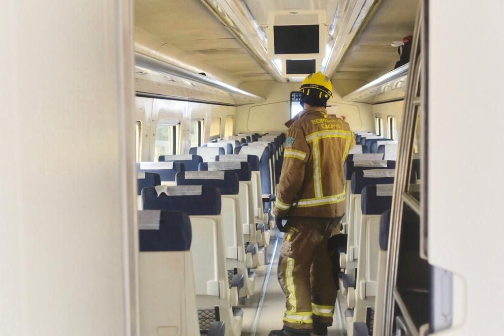 Imágenes del accidente del tren Madrid-Zafra