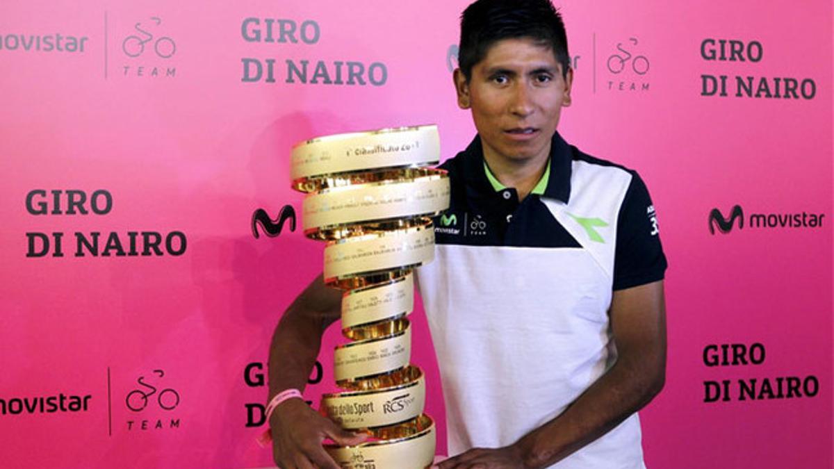 Quintana con el Giro