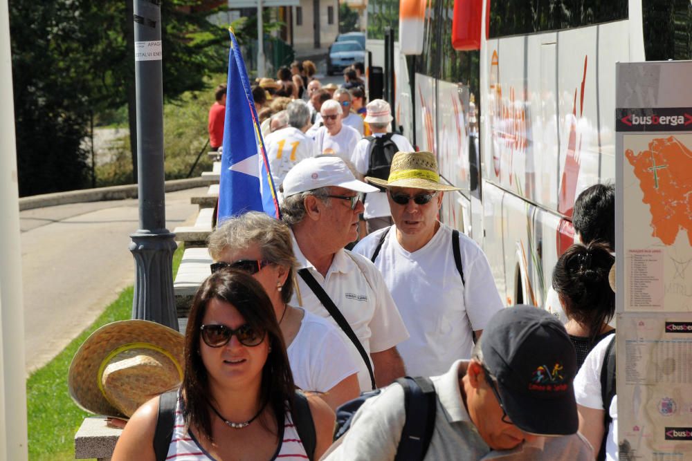 Macrogaleria de la Diada a Berga