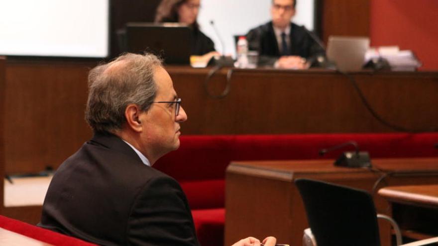 Quim Torra, el dia del judici al TSJC