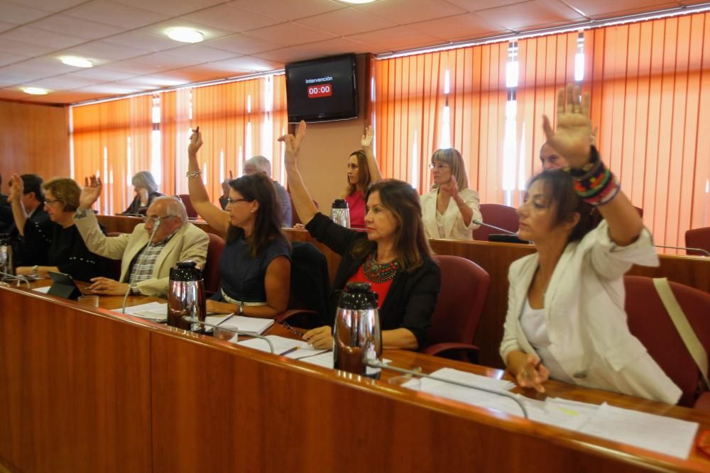 Pleno municipal en el Concello de Vigo