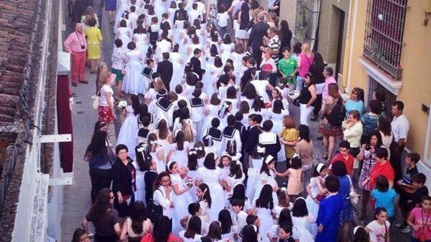 La procesión del Corpus Christi reunirá a los 300 niños que han hecho la comunión