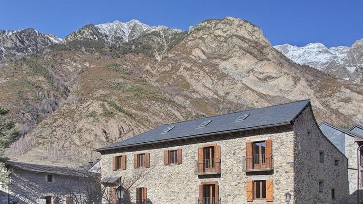 Render del inmueble en Benasque.