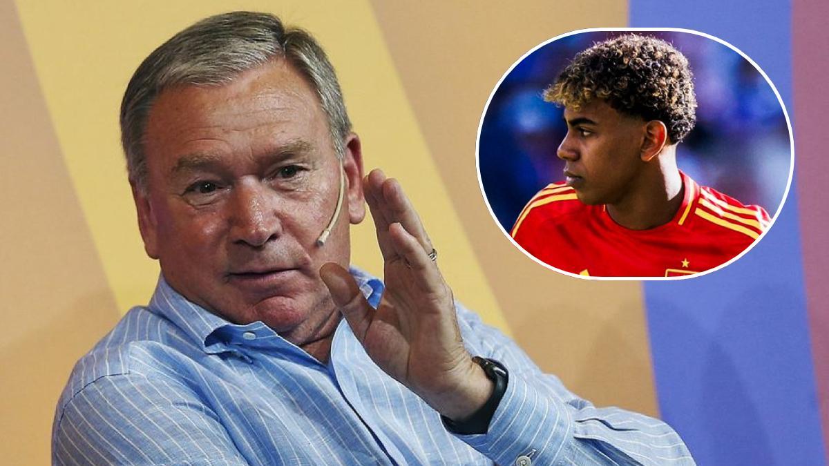 Javier Clemente y Lamine Yamal