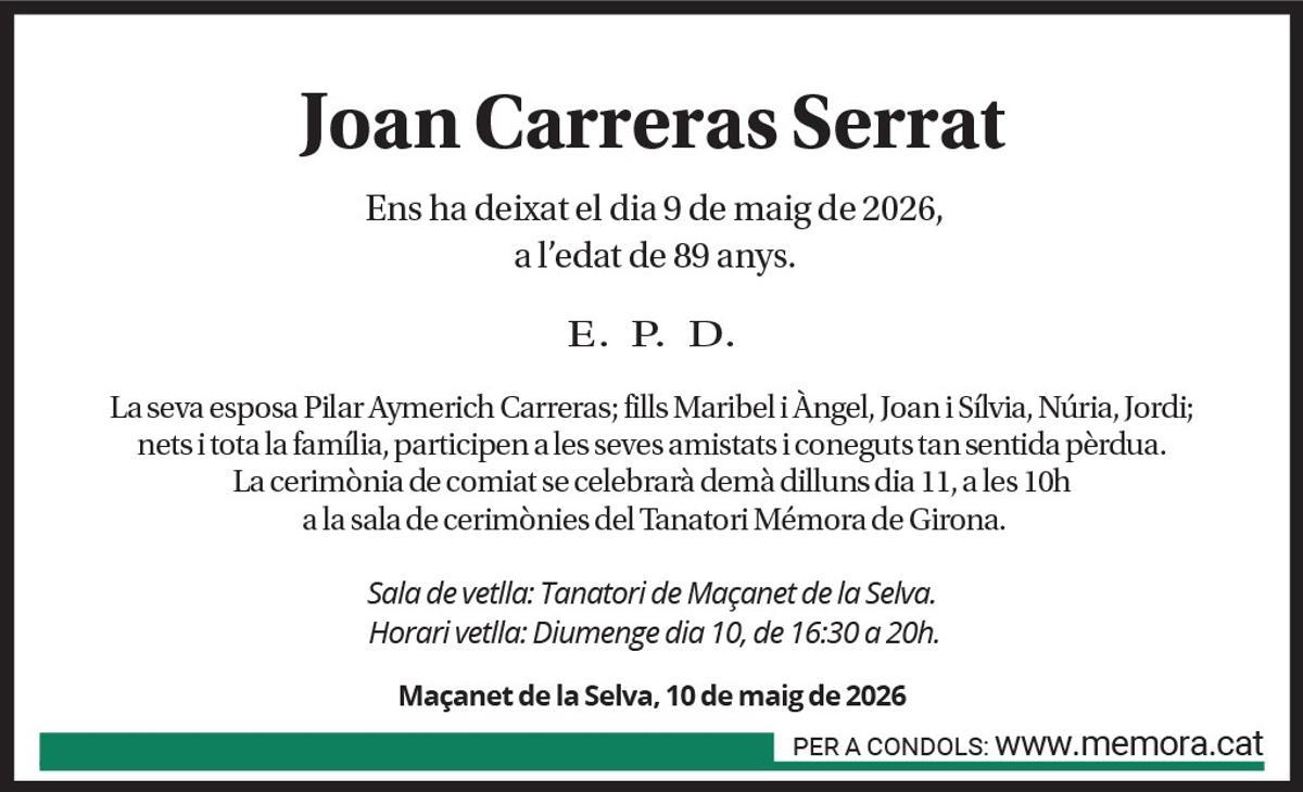 Joan Carreras Serrat