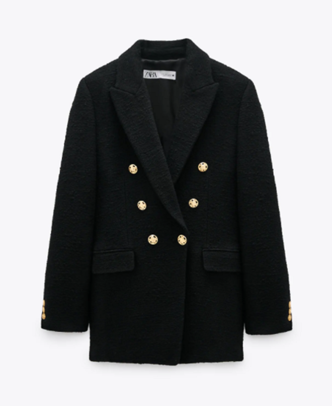 Blazer de botones de Zara