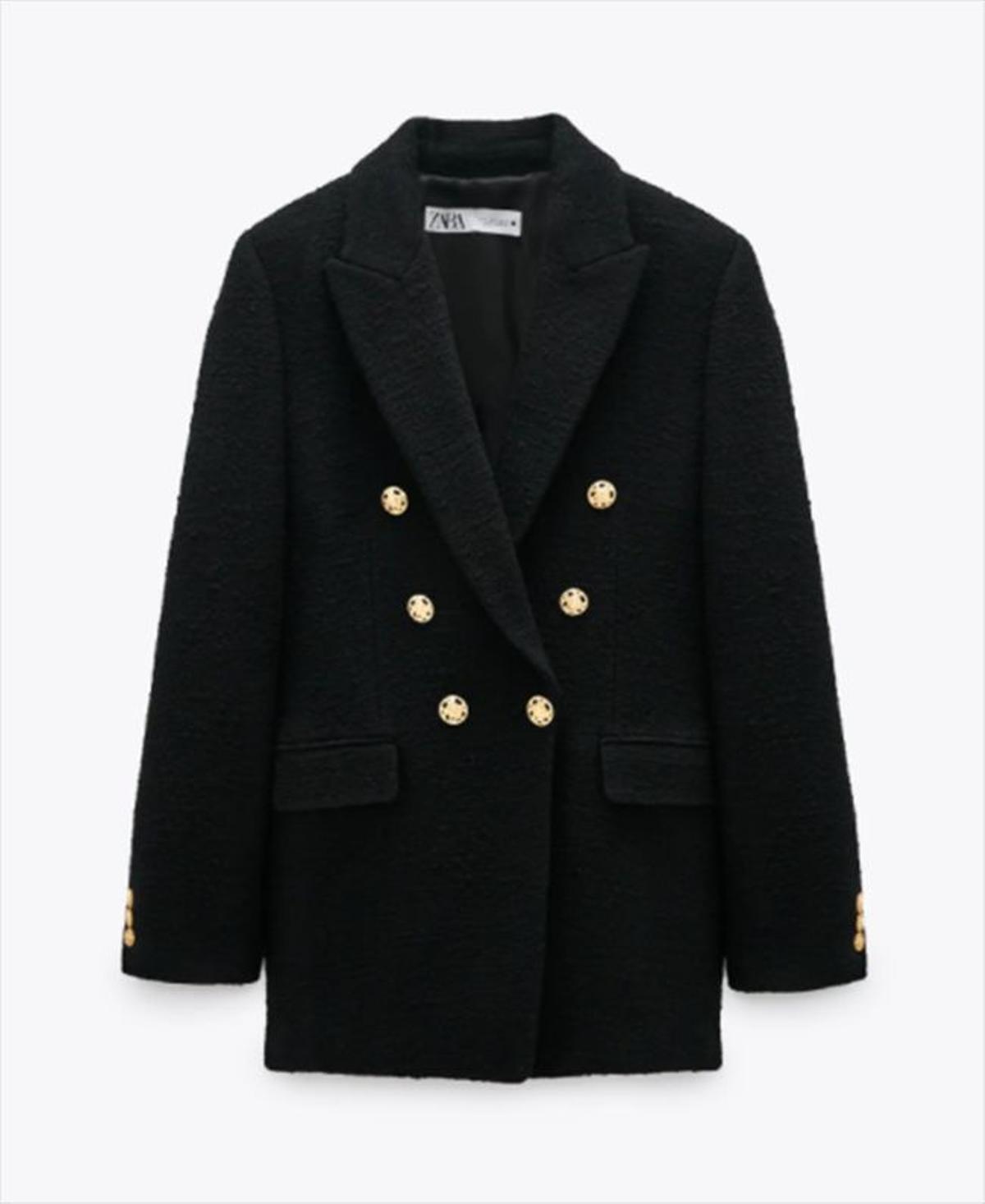 Blazer de botones de Zara