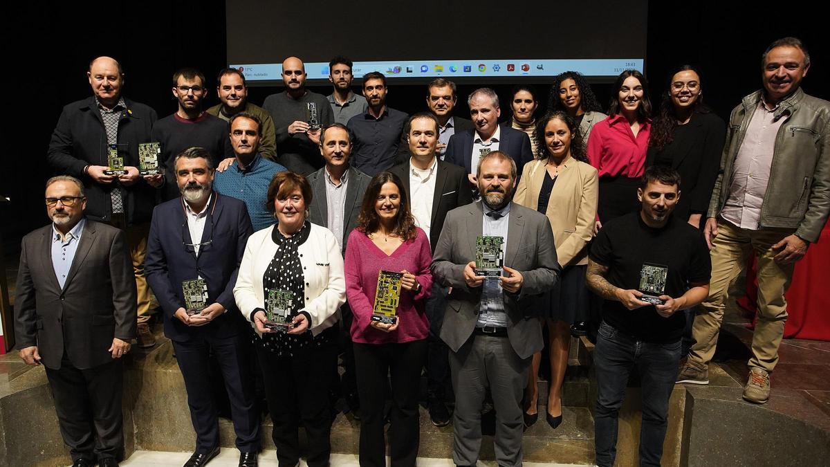 Guardonats en la divuitena edició dels Premis E-TECH.