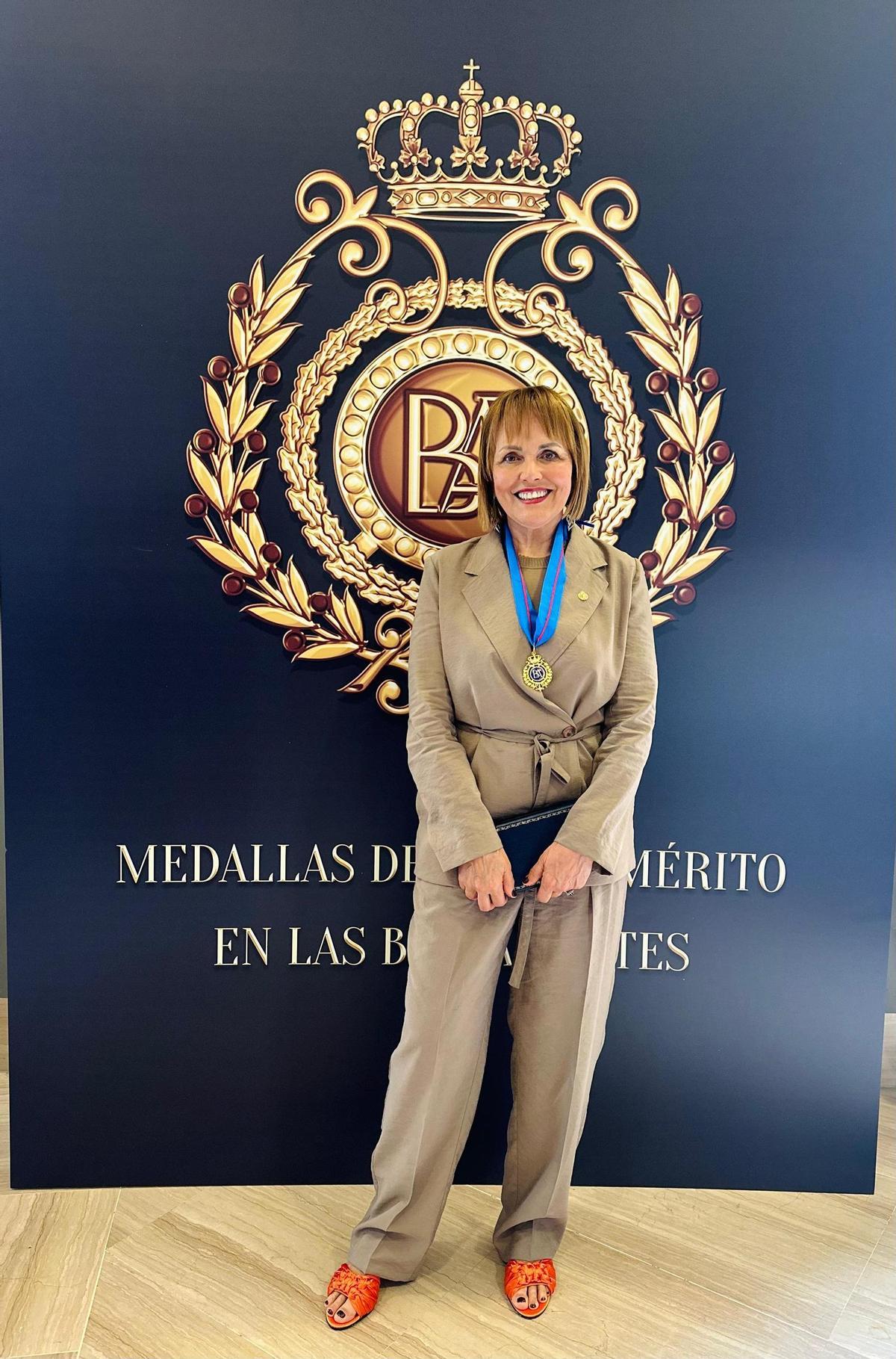San Román, con la Medalla de Oro al Mérito en las Bellas Artes