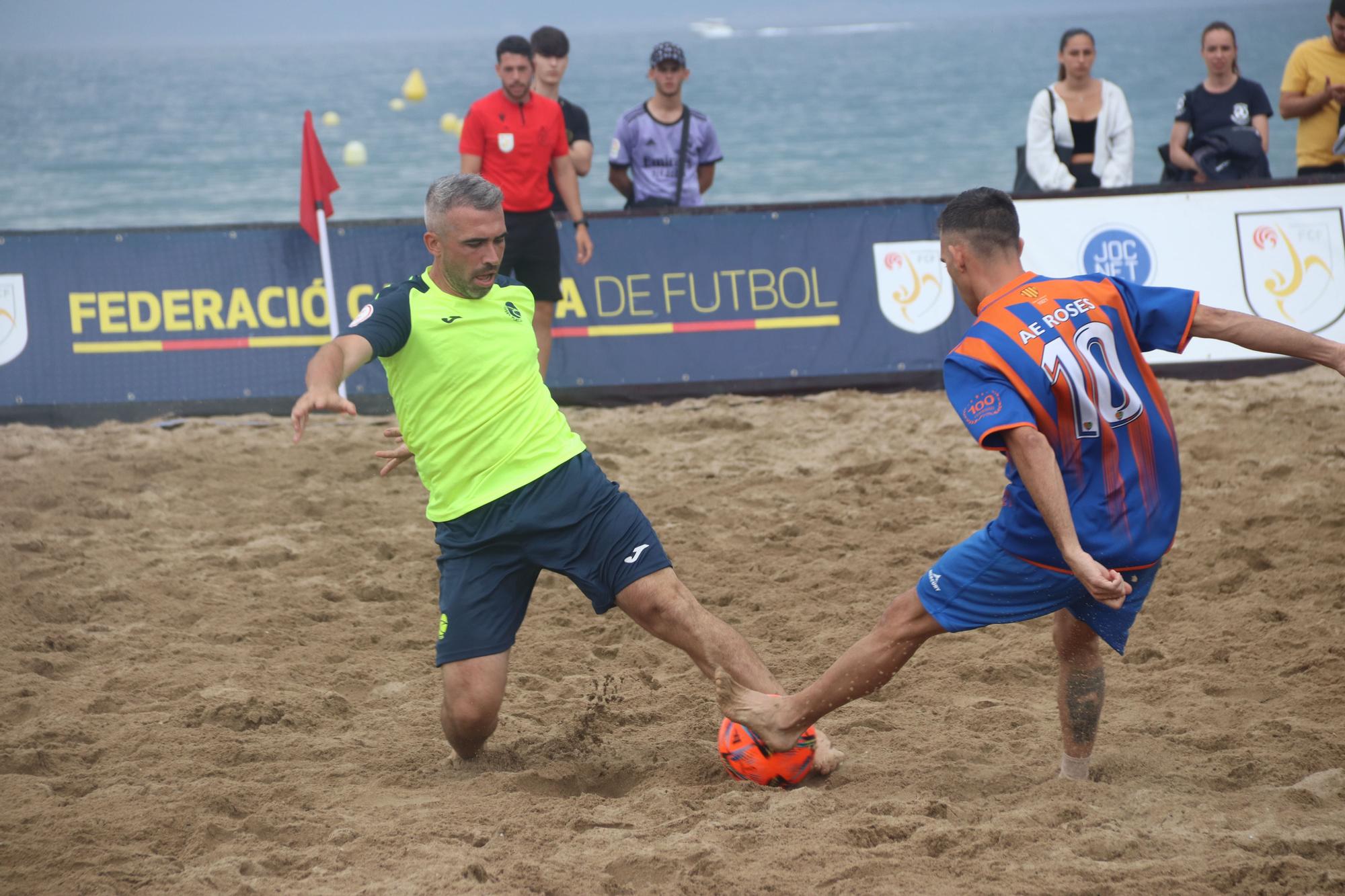 Campionats de Catalunya de futbol platja a Roses