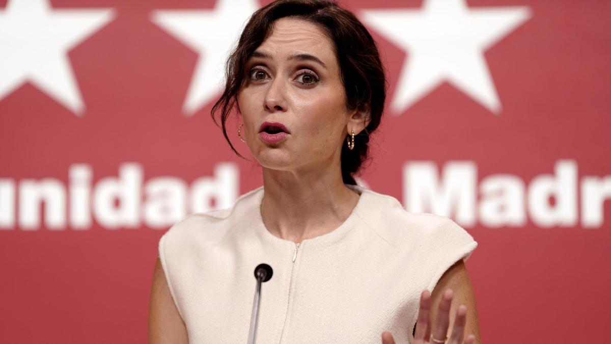 Ayuso se pregunta "qué escenario está preparando Sánchez" tras la condena al fiscal general y teme "algo desquiciado"