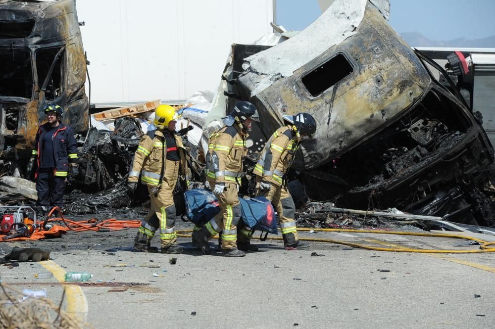 Las imágenes del accidente