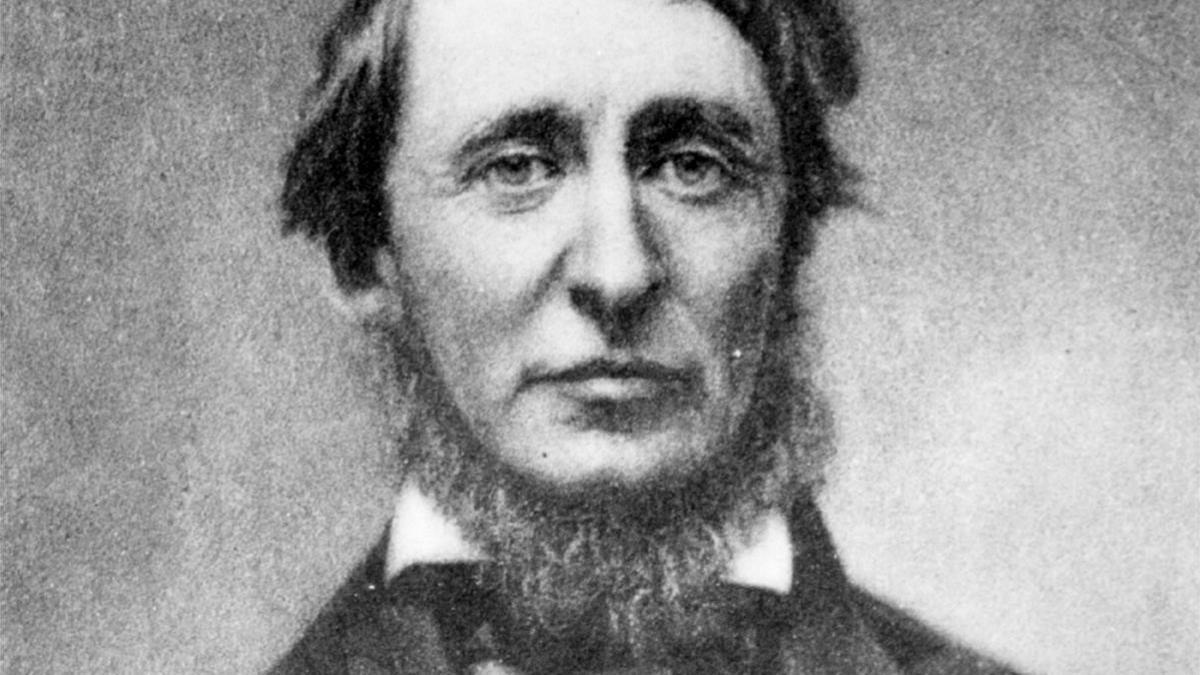 El ensayista y poeta Henry David Thoreau,