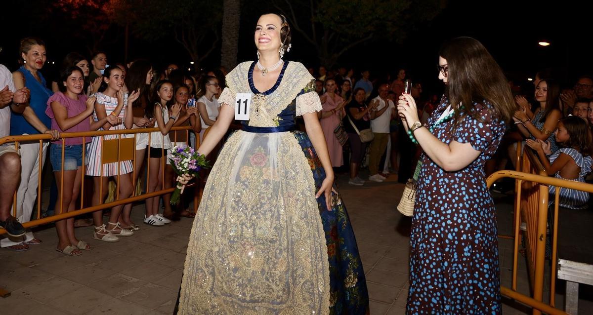 María, con cara de felicidad una vez preseleccionada