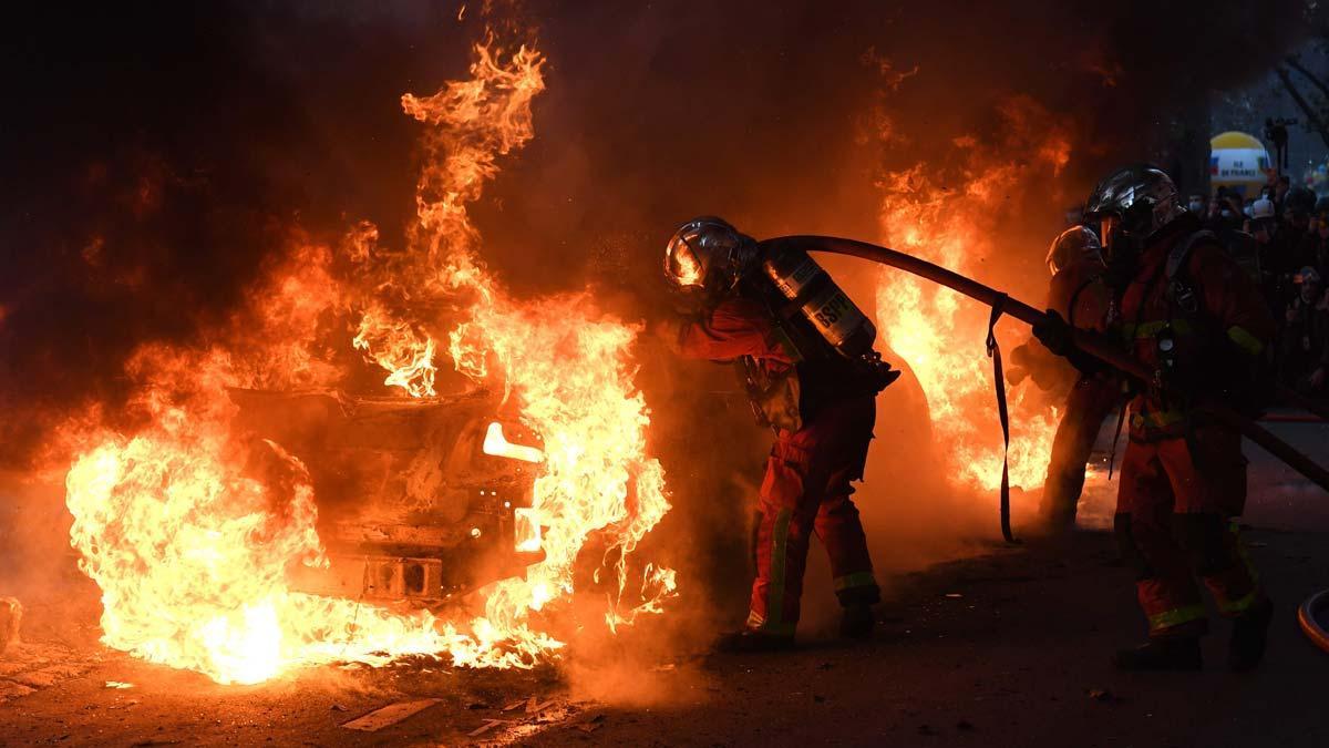 Gran manifestación en París contra la ley de seguridad