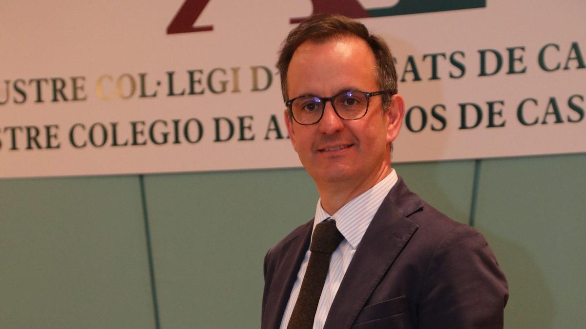 Manuel Mata, decano del Colegio Oficial de Abogados de Castellón.