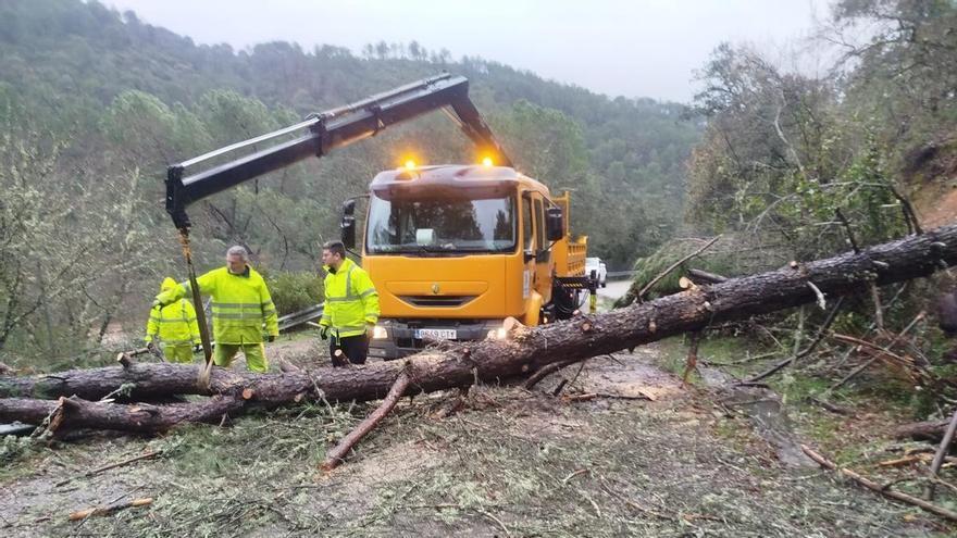 El temporal sigue causando problemas en las carreteras: estos son los cortes de tráfico en Córdoba