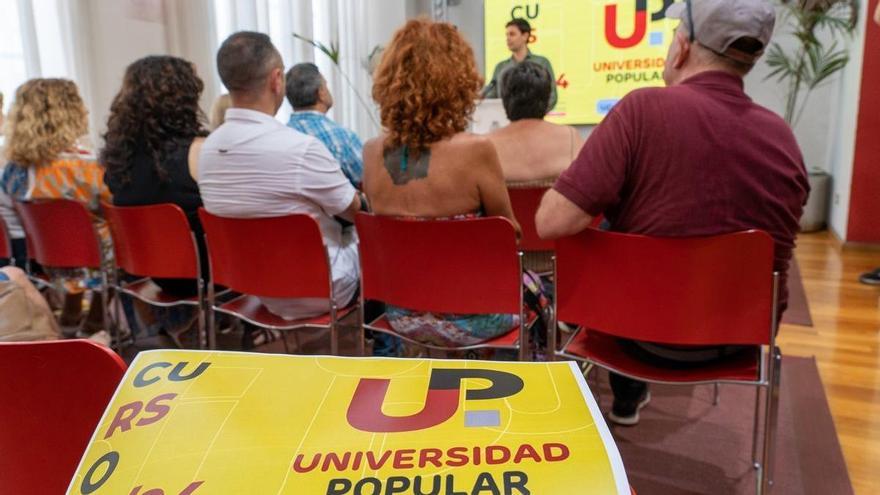 La Universidad Popular de Cartagena oferta 600 plazas en enero con cursos de bordado, flamenco y trovos