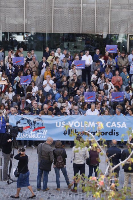 Protesta dels treballadors de la Generalitat a Girona