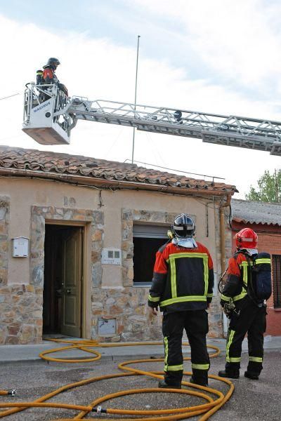 Incendio en el Espíritu Santo (Zamora)