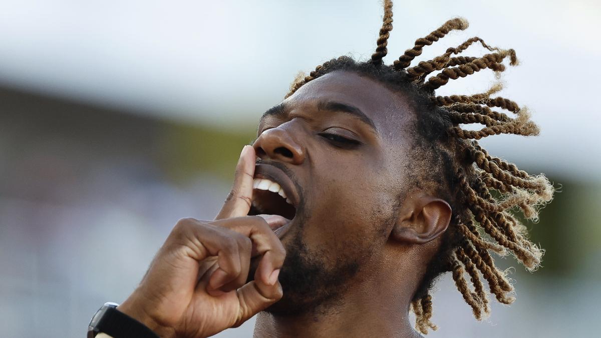 Noah Lyles, desafiante tras su gran marca