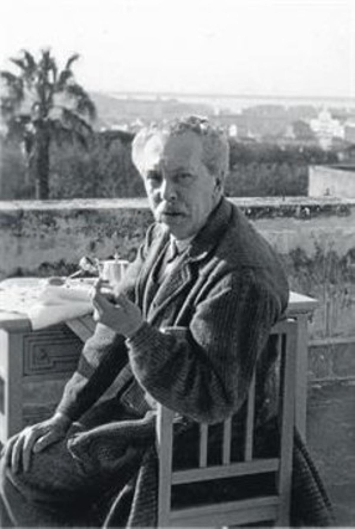 El noble transsilvà Miklós Bánffy, en els seus últims anys a Capri. El noble transsilvà Miklós Bánffy, en els seus últims anys a Capri.
