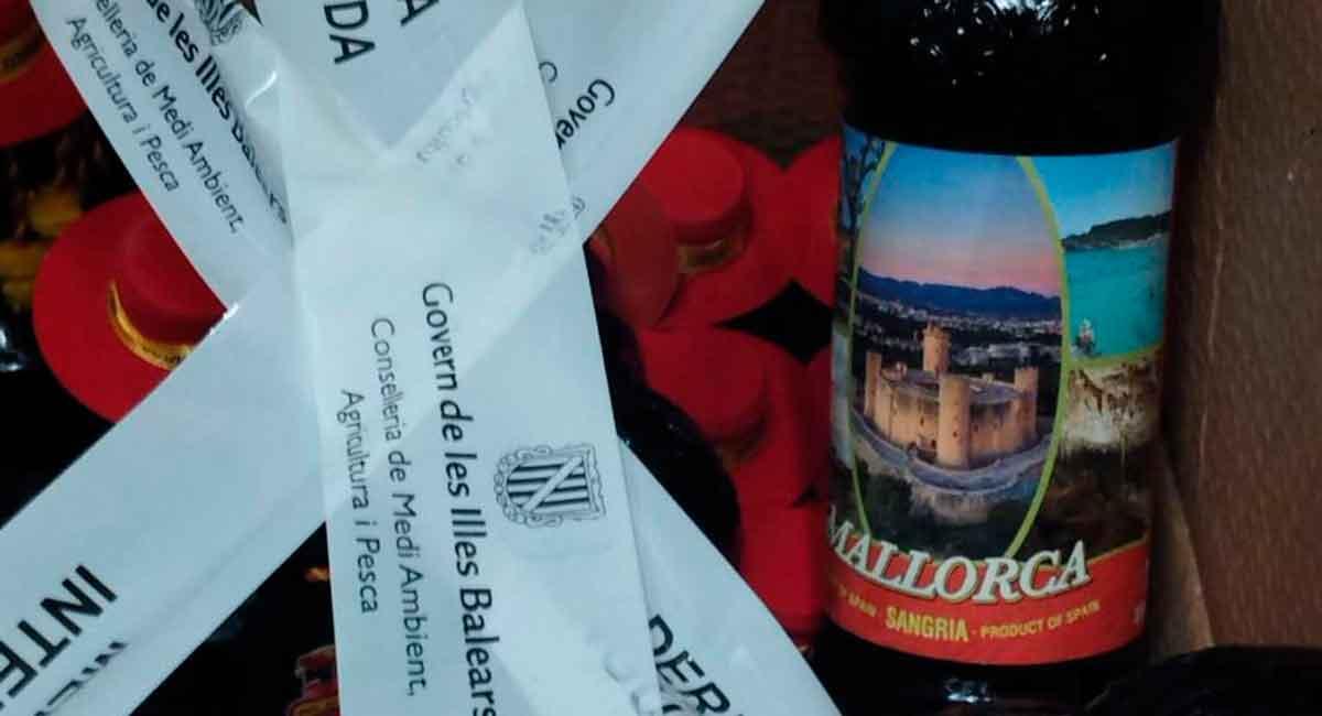 Lote de sangría intervenido en el aeropuerto de Palma
