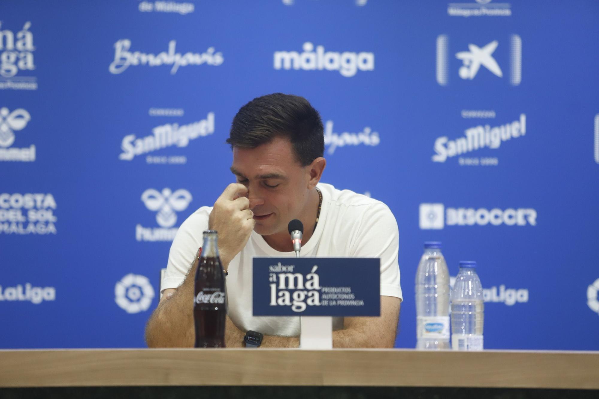 Despedida de Pablo Guede como entrenador del Málaga CF