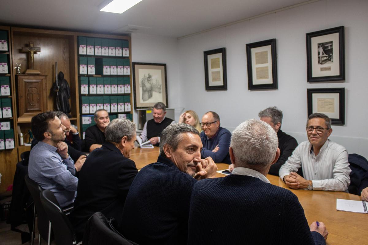 Representantes de cofradías y hermandades en el último Consejo Rector de la Semana Santa de Zamora