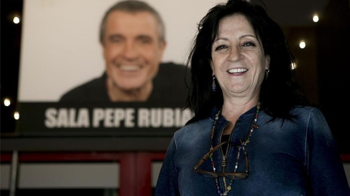 Carmen Rubianes, en la presentación del libro 'Pepe Rubianes inédito', el pasado miércoles