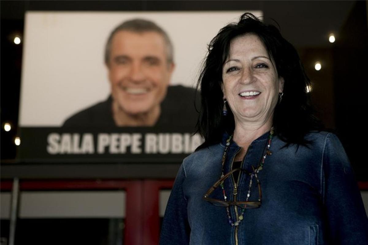 Carmen Rubianes, en la presentació del llibre ’Pepe Rubianes inédito’, dimecres passat