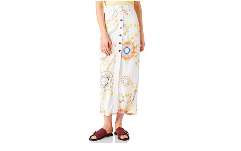 Falda estilo pareo de Desigual.