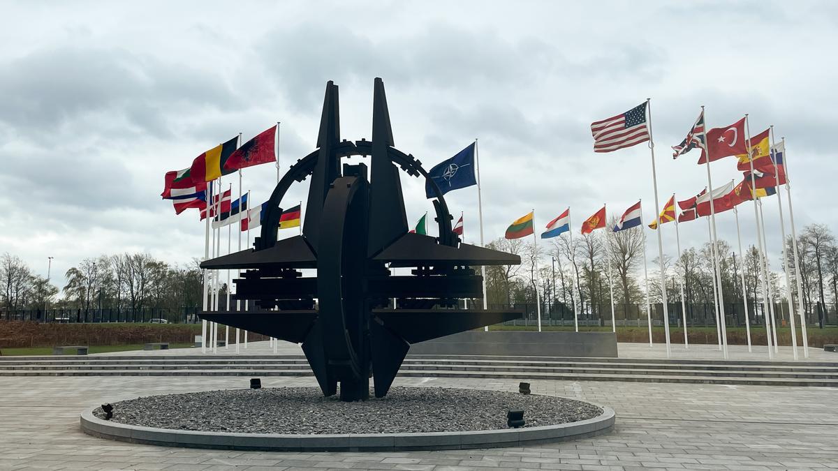 Una imagen de de la OTAN en Bruselas.