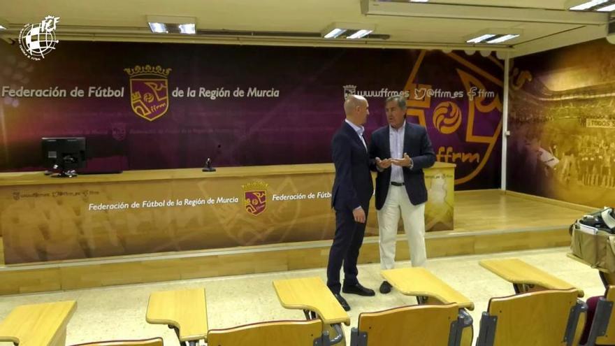 Visita de Luis Rubiales a Murcia