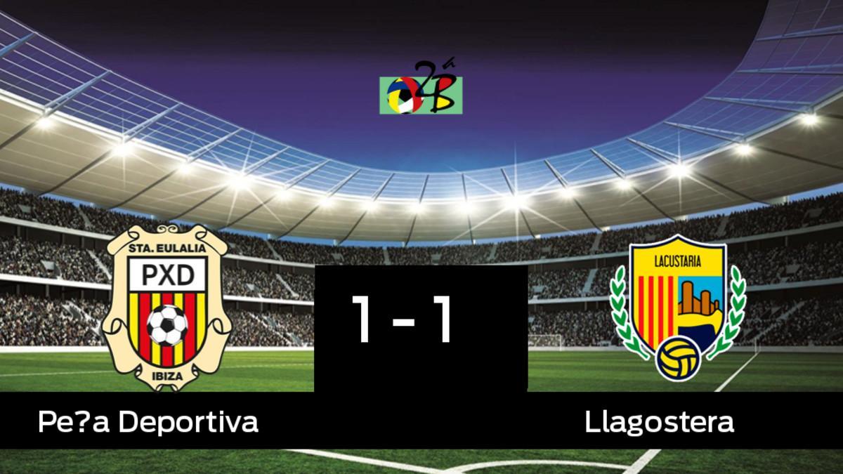 Empate, 1-1, entre la Peña Deportiva y el Llagostera