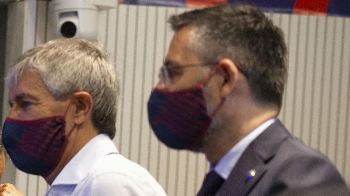 Setién explica de qué se hablo en la reunión con Bartomeu