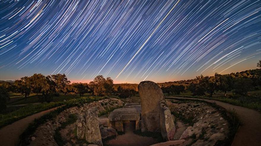 El dolmen de Lácara, imagen de la Nasa