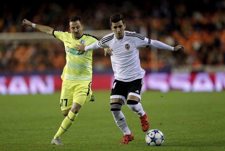 Imágenes del partido entre el Valencia y el Gent en Mestalla