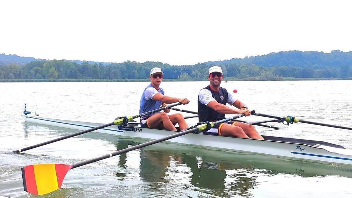 El doble scull en Italia.
