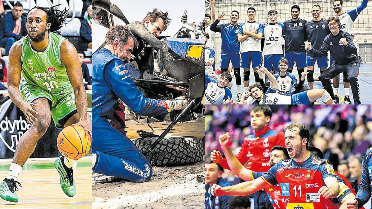 Varios de los deportes de este fin de semana.