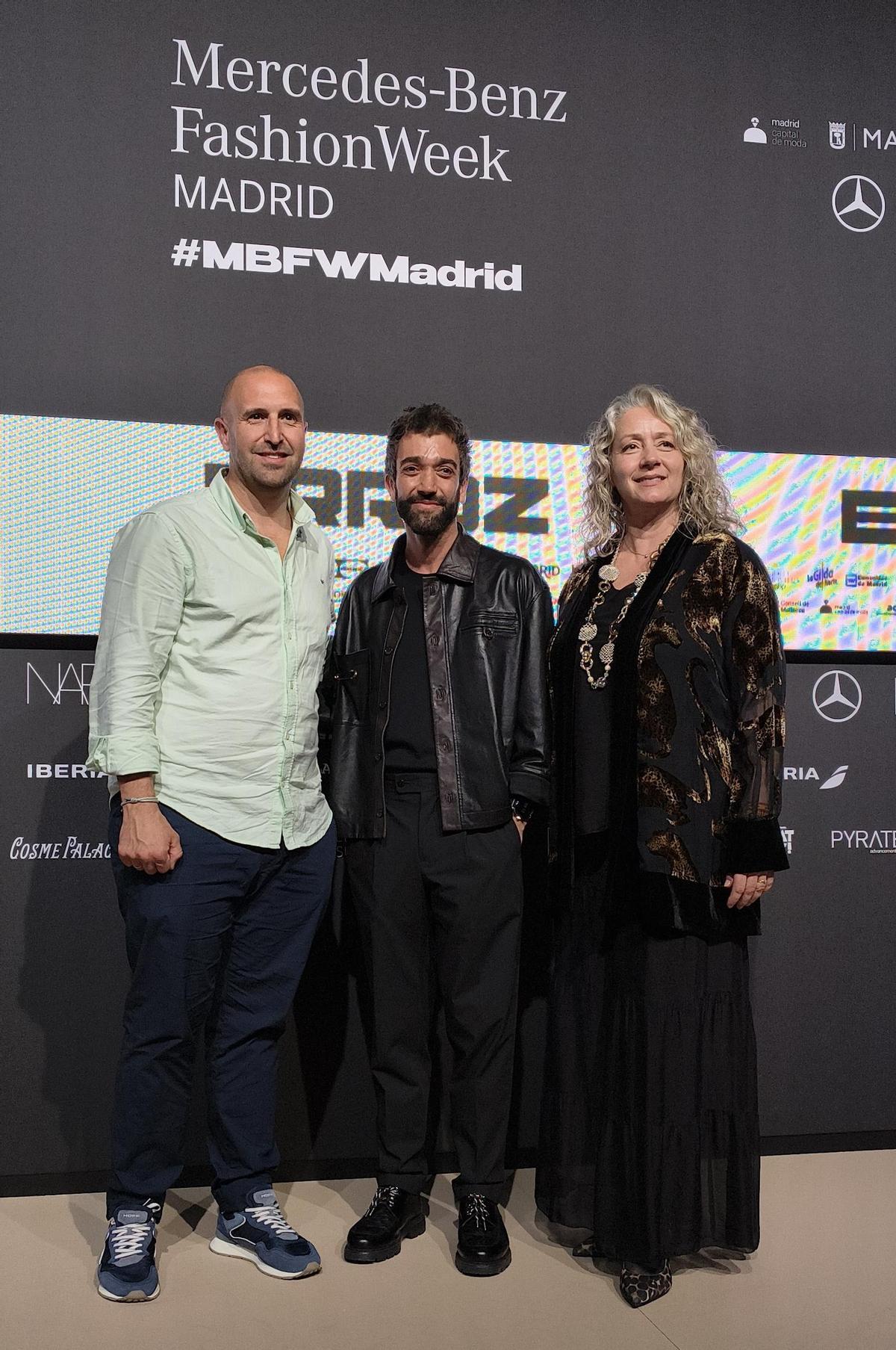 Alvaro Roca, Pablo Erroz y Pilar Amate.