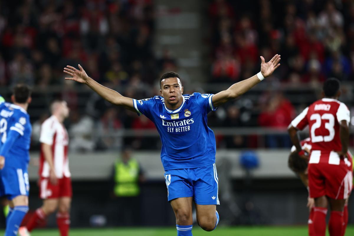 Champions League: Olympiacos - Real Madrid, en imágenes.