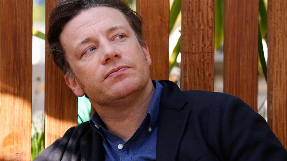 El cocinero Jamie Oliver, en el Port Vell de Barcelona, el pasado 12 de mayo.