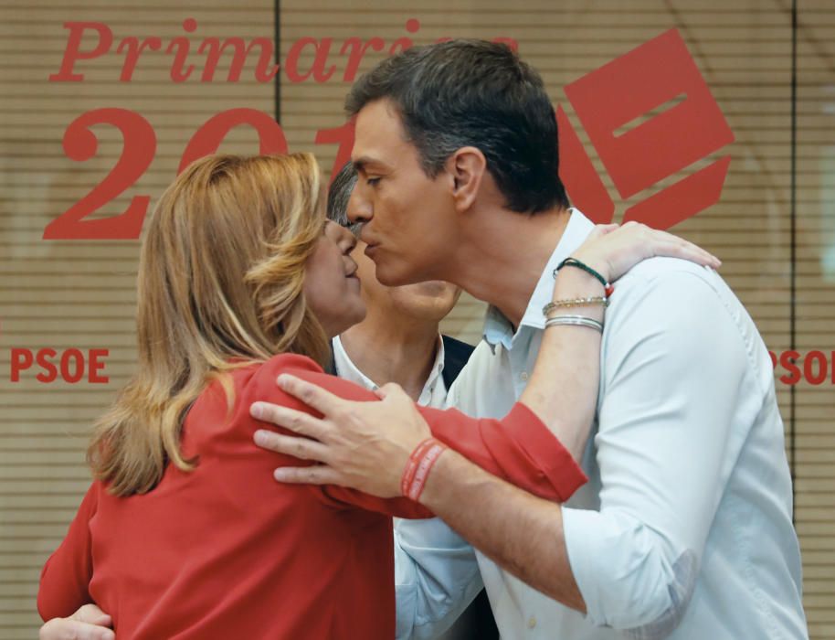 El debate entre los candidatos del PSOE, en imágenes