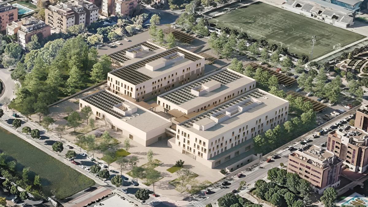 Imatge virtual del futur campus biosanitari de Ciudad Real