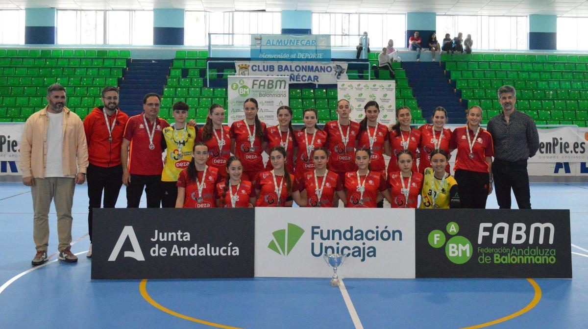 El Smurfit Westrock CBM, tras lograr la plata andaluza.