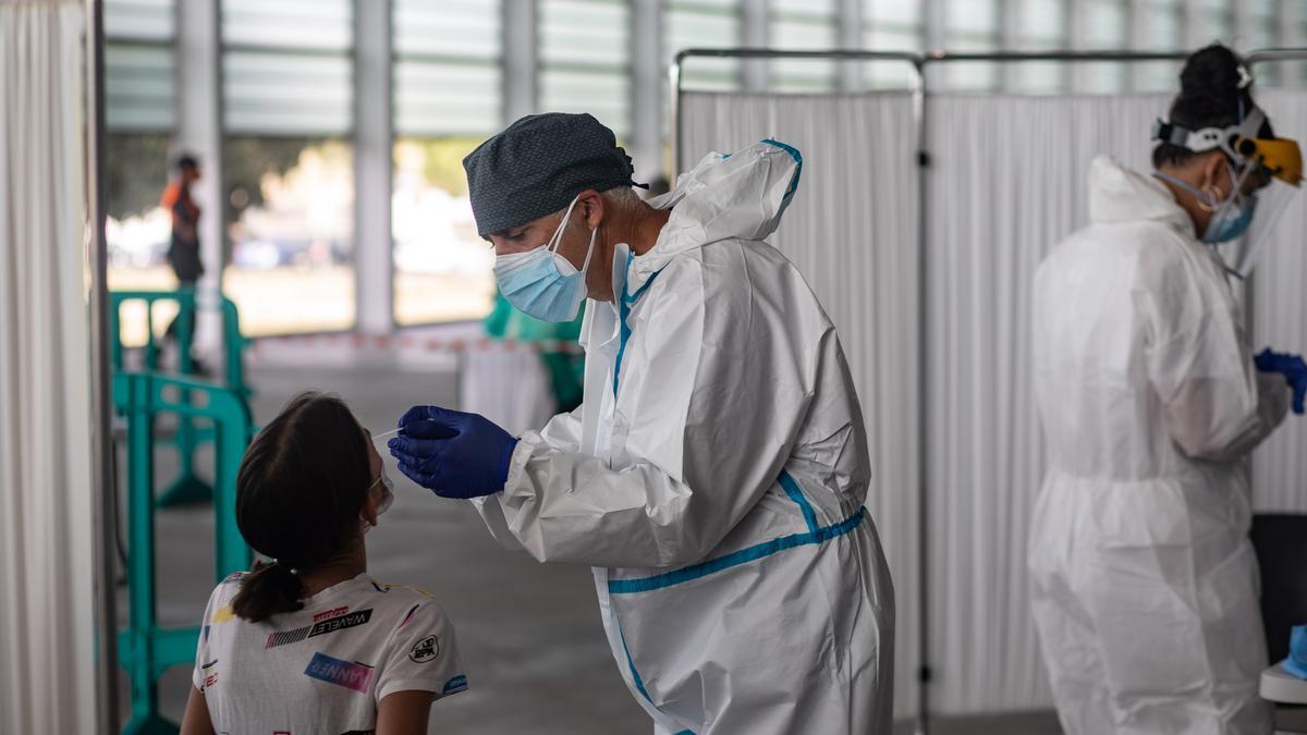 Pruebas de detección del coronavirus en Zamora