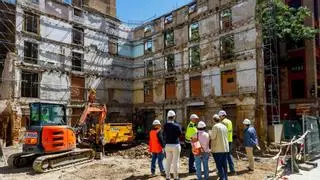 La aparición de restos medievales afecta a una promoción de lujo en el centro de Zaragoza