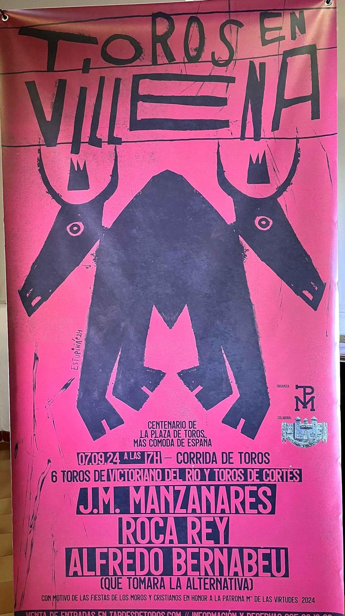 Villena presenta el cartel de la corrida de Manzanares, Roca Rey y Alfredo Bernabéu