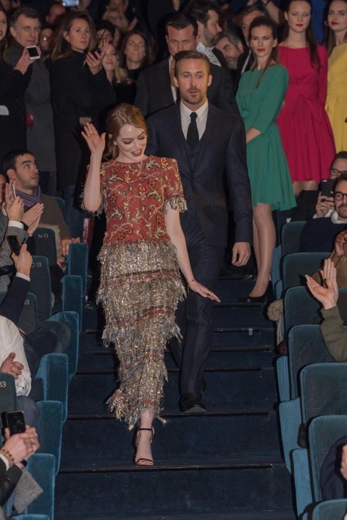 El estreno de 'La La Land' en París